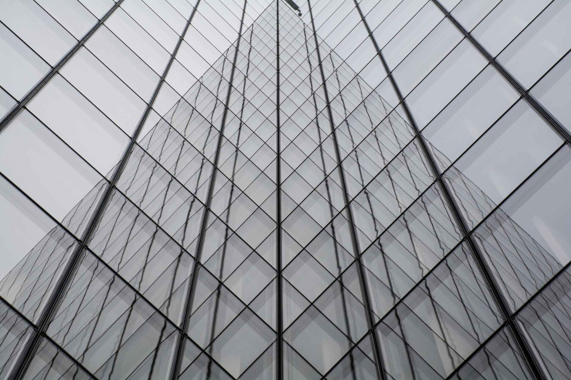 Office windows in a tall building